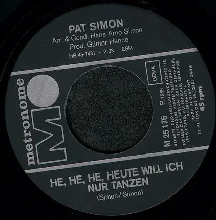 Pat Simon - Ja, Am Zucker- Zuckerhut