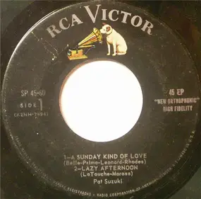 Pat Suzuki - A Sunday Kind Of Love