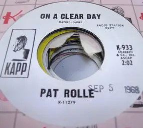 Pat Rolle - On A Clear Day