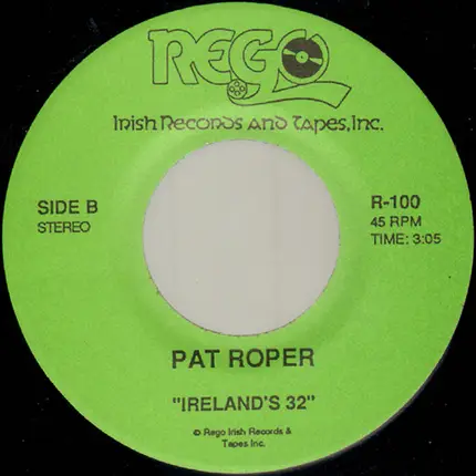 Pat Roper - Danny Boy / Ireland's 32