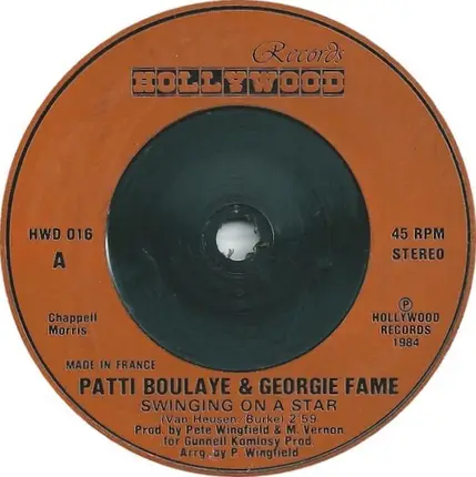 Patti Boulaye & Georgie Fame - Swinging On A Star / I Feel Like Loving You