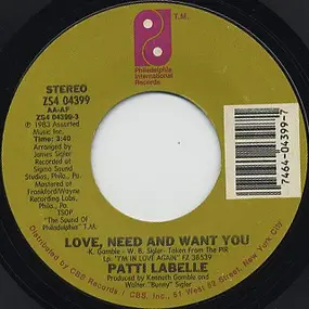 Patti LaBelle - Love, Need And Want You / I'm In Love Again