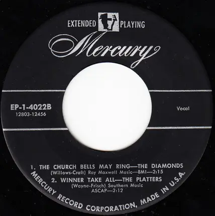 Patti Page , Georgia Gibbs , The Diamonds , The Platters - Too Young To Go Steady