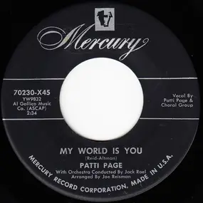 Patti Page - My World Is You / Milwaukee Polka