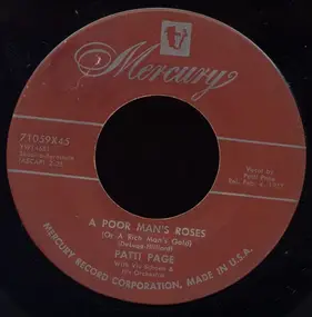 Patti Page - A Poor Man's Roses (Or A Rich Man's Gold)