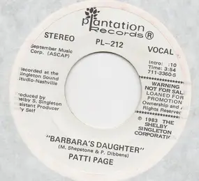 Patti Page - Barbara's Daughter