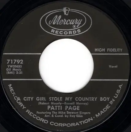 Patti Page Featuring The Mike Stewart Singers - Dondi
