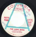 7inch Vinyl Single - Patti Page - The Love Song / A Mighty Fortress Is Our Love - Promo copy