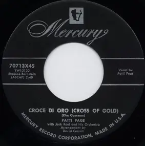 Patti Page - Croce Di Oro (Cross Of Gold) / Search My Heart