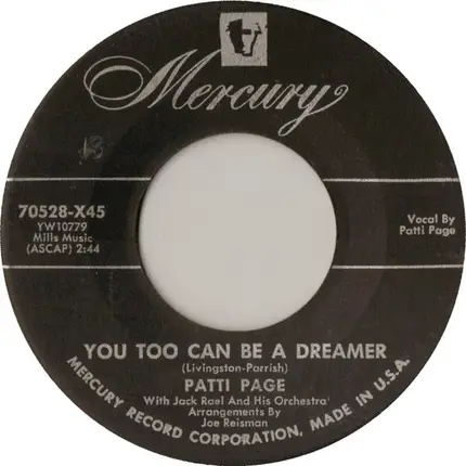 Patti Page With Jack Rael And His Orchestra - Everlovin'