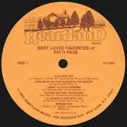 LP - Patti Page - Best Loved Favorites