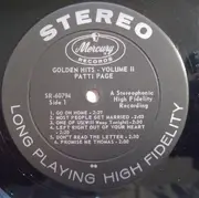 LP - Patti Page - Golden Hits Volume 2