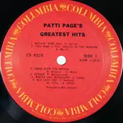 LP - Patti Page - Greatest Hits