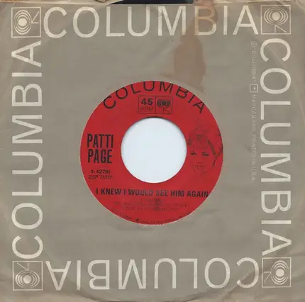 Patti Page - Say Wonderful Things