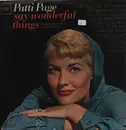LP - Patti Page - Say Wonderful Things - Mono
