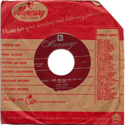 Patti Page - Sentimental Music