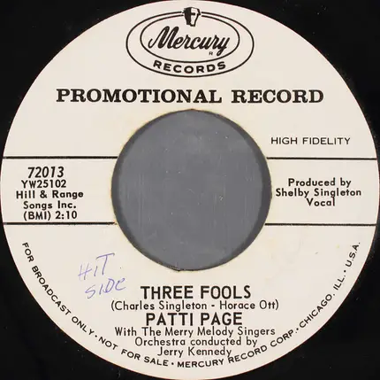 Patti Page - The Boys' Night Out