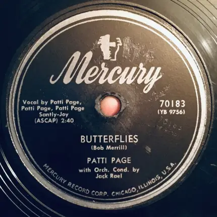 Patti Page - This Is My Song / Butterflies