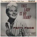 7inch Vinyl Single - Patti Page - This Lady Is No Tramp - 4-prong centre