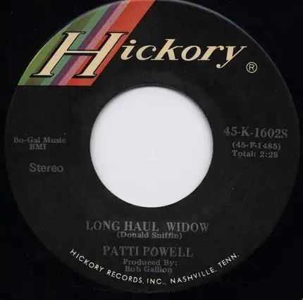 Patti Powell - Long Haul Widow / To See The Kids Again