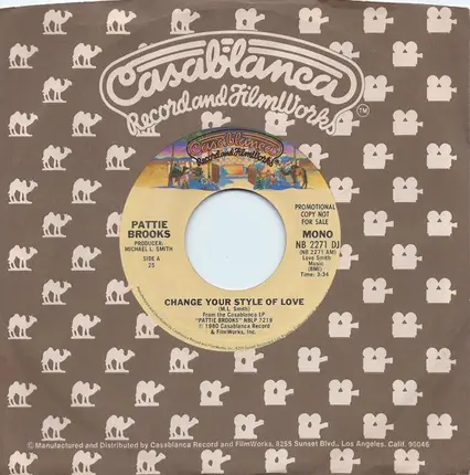 Pattie Brooks - Change Your Style Of Love