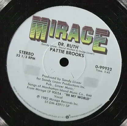Pattie Brooks - In My World