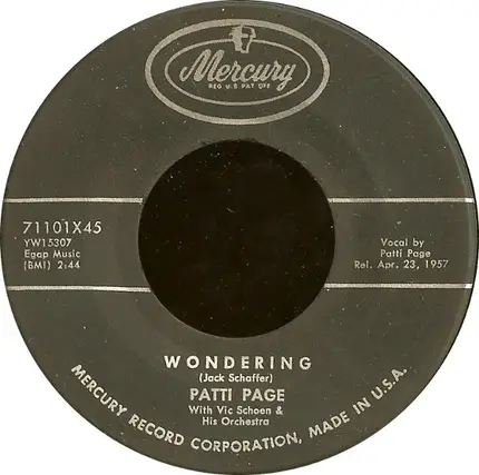 Patti Page - Old Cape Cod