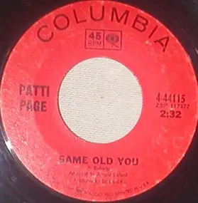 Patti Page - Same Old You