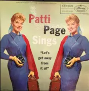 LP - Patti Page With Jack Rael - Patti Page Sings 'Let's Get Away From It All'