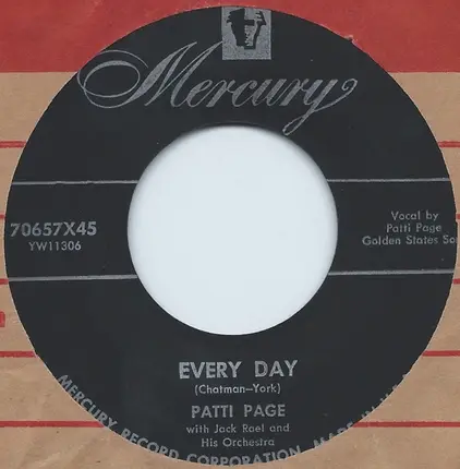 Patti Page With Jack Rael And His Orchestra - Piddily Patter Patter