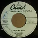 7inch Vinyl Single - Patty Andrews - Daybreak Blues / I Never Will Marry