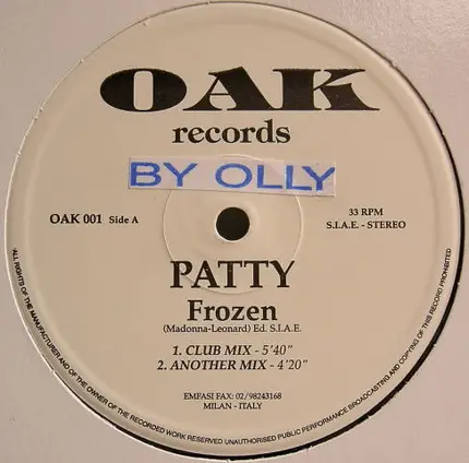 Patty - Frozen