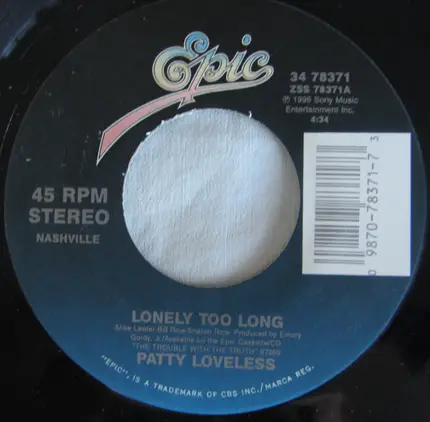 Patty Loveless - Lonely Too Long