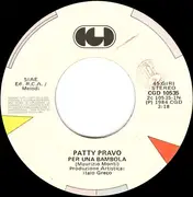 7inch Vinyl Single - Patty Pravo - Per Una Bambola