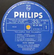 LP - Patxi Andión - Palabra Por Palabra - Gatefold