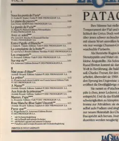 Patachou - Edition La Chanson - Vol. X