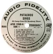 LP - Patachou - Sings Songs From Hit Broadway Shows In French & English