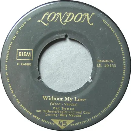Pat Boone - Technique / Without My Love