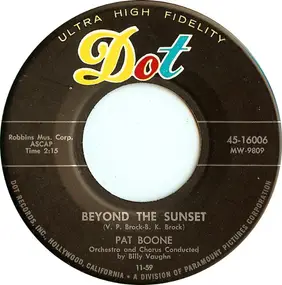 Pat Boone - Beyond The Sunset