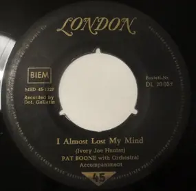 Pat Boone - I Almost Lost My Mind