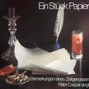LP - Pater Caspar - Ein Stück Papier. Bemerkungen Eines Zeitgenossen. Pater Caspar Singt