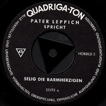 Pater Leppich - Spricht - Nägel Ins Gewissen - Selig Die Barmherzigen