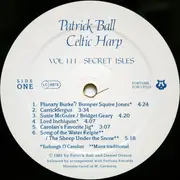 LP - Patrick Ball - Celtic Harp Volume III: Secret Isles
