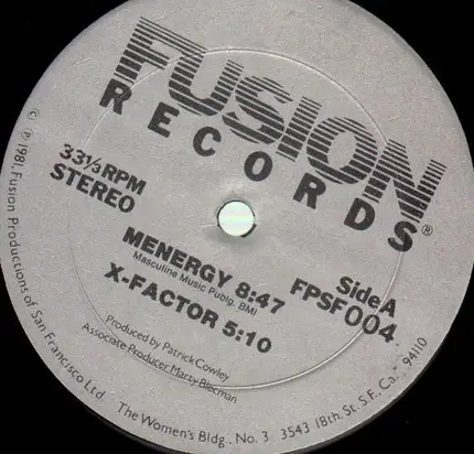 Patrick Cowley - Menergy (Purple Disco Machine Remix)