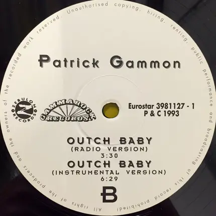 Patrick Gammon - Outch Baby