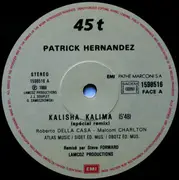12inch Vinyl Single - Patrick Hernandez - Kalisha Kalima
