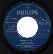 7inch Vinyl Single - Patrick Samson - Melody Lady (Melancolie)