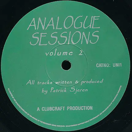 Patrick Sjeren - Analogue Sessions Volume 2