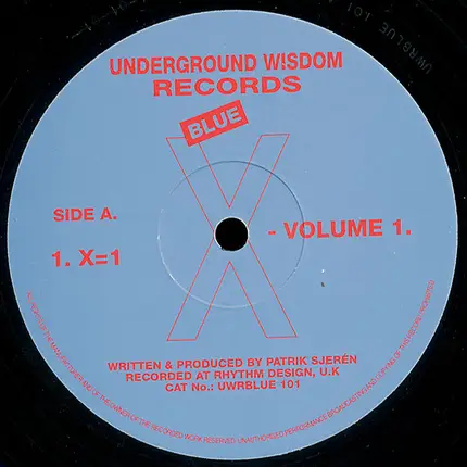 Patrick Sjeren - Blue X-Volume 1