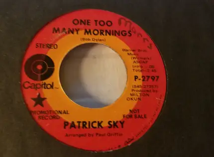 Patrick Sky - One Too Many Mornings
